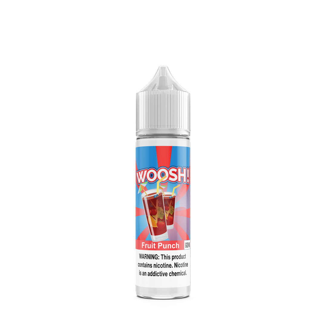 Woosh Fruit Punch E-Juice by DripFire - 60mL (Freebase)