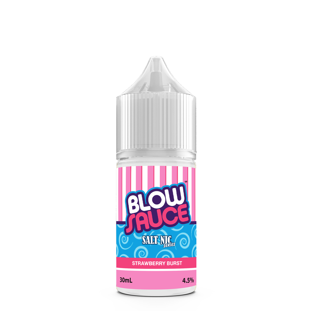 BlowSauce Strawberry Taffy E-Juice by DripFire - 30mL - SALT NIC