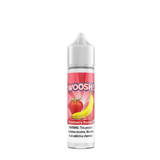 Woosh Strawberry Banana E-Juice by DripFire - 60mL (Freebase)