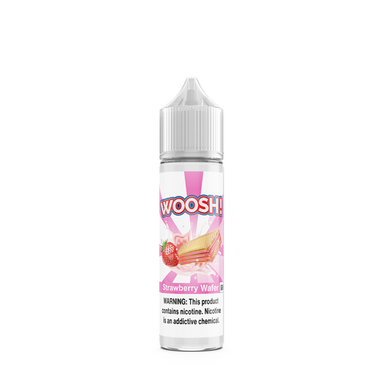 Woosh Strawberry Wafer - 60mL (Freebase)