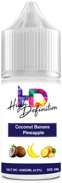 High Definition Coconut Banana Pineapple 30mL salt nic e-liquid