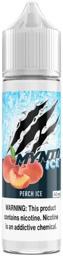Mynto Ice Peach 60mL freebase e-liquid