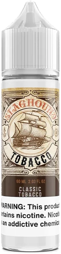 StagHound Classic Tobacco 60mL freebase e-liquid