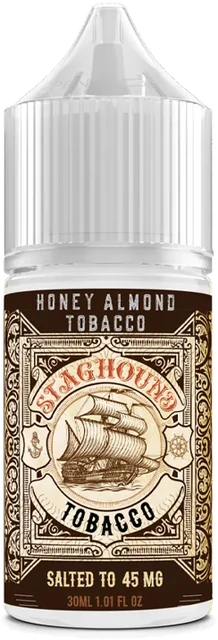 StagHound Honey Almond Tobacco 30mL salt nic e-liquid