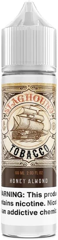 StagHound Honey Almond Tobacco 60mL freebase e-liquid