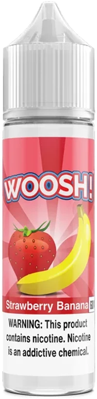 Woosh Strawberry Banana 60mL freebase e-liquid