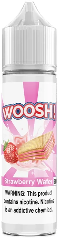Woosh Strawberry Wafer 60mL freebase e-liquid